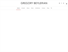 Tablet Screenshot of gregorybeylerian.com